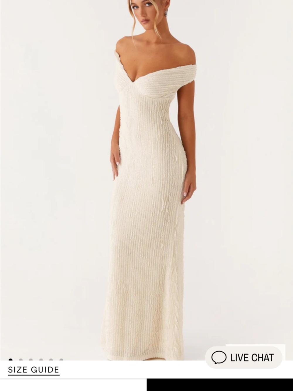 Chantelle Maxi Dress - Ivory